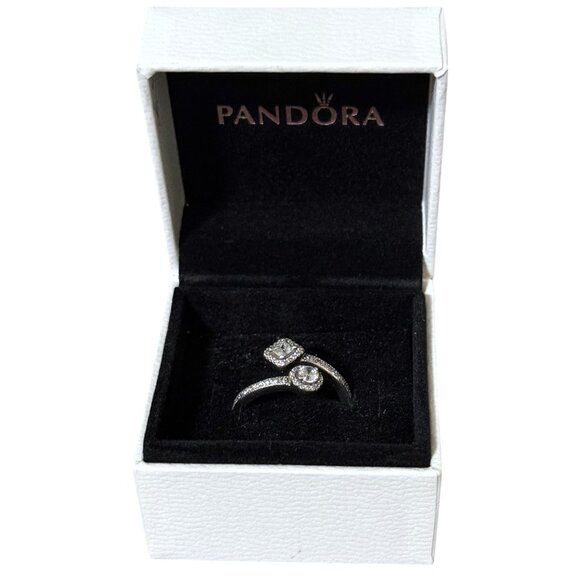Pandora Abstract Elegance Open Ring - Picture 2 of 5